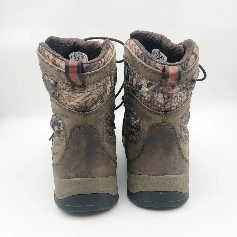 DANNER High Ground 8in Mossy Oak Break Up Country Camo Boots Womens 7